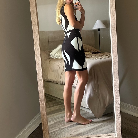 BCBG Black & White Dress - Picture 6 of 6